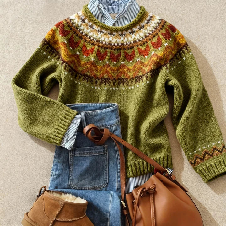 Jasmine | Vintage Knit Sweater