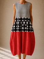 Vivienne | Sleeveless Linen Dress