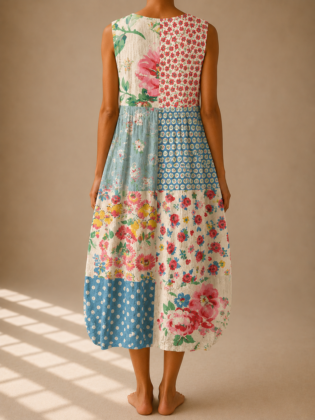 Anna | Sleeveless Linen Dress