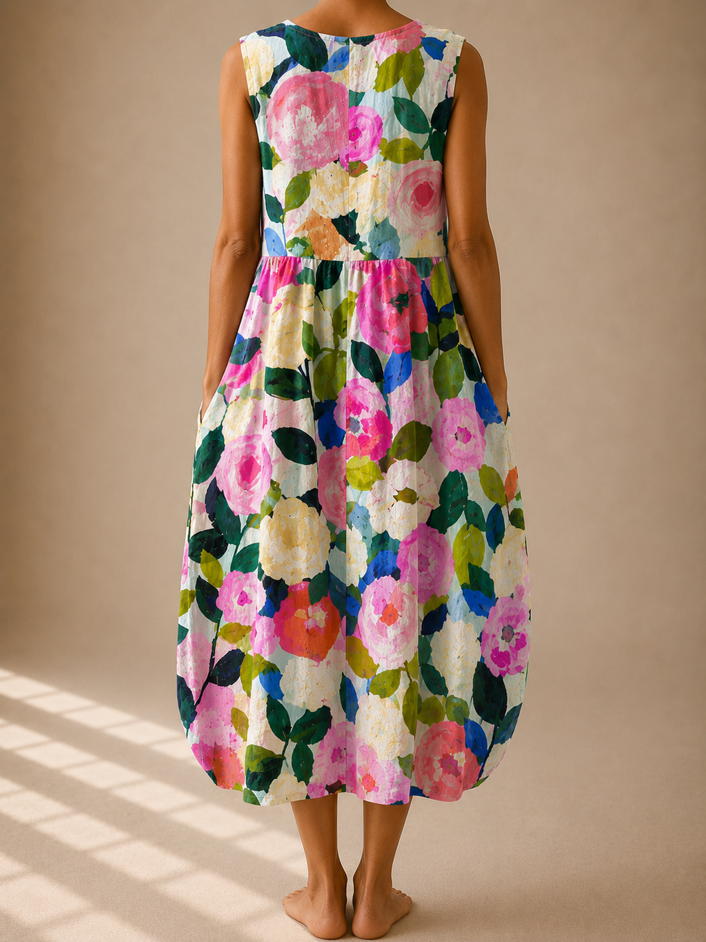 Ava | Sleeveless Linen Dress