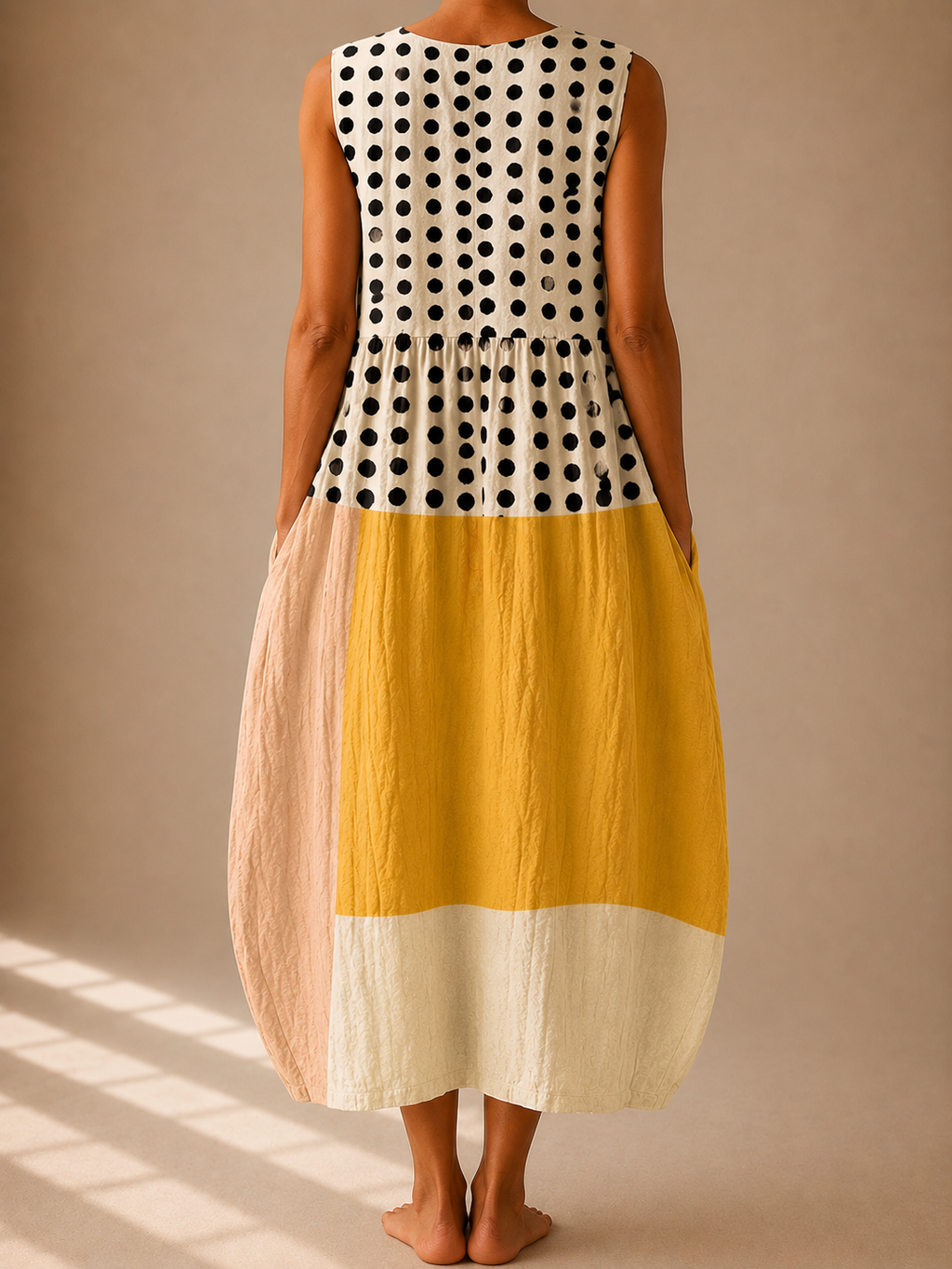 Leah | Sleeveless Linen Dress