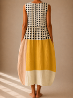 Leah | Sleeveless Linen Dress