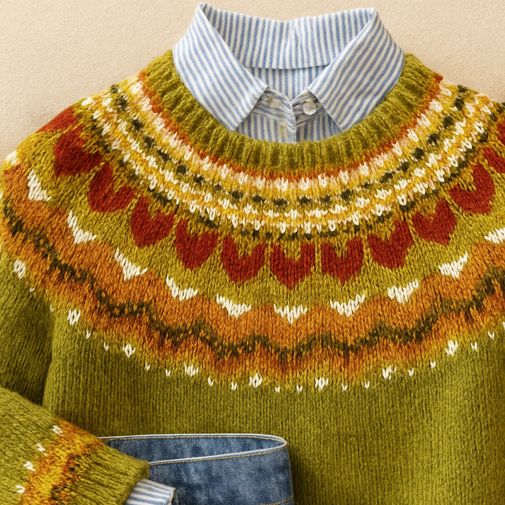 Jasmine | Vintage Knit Sweater