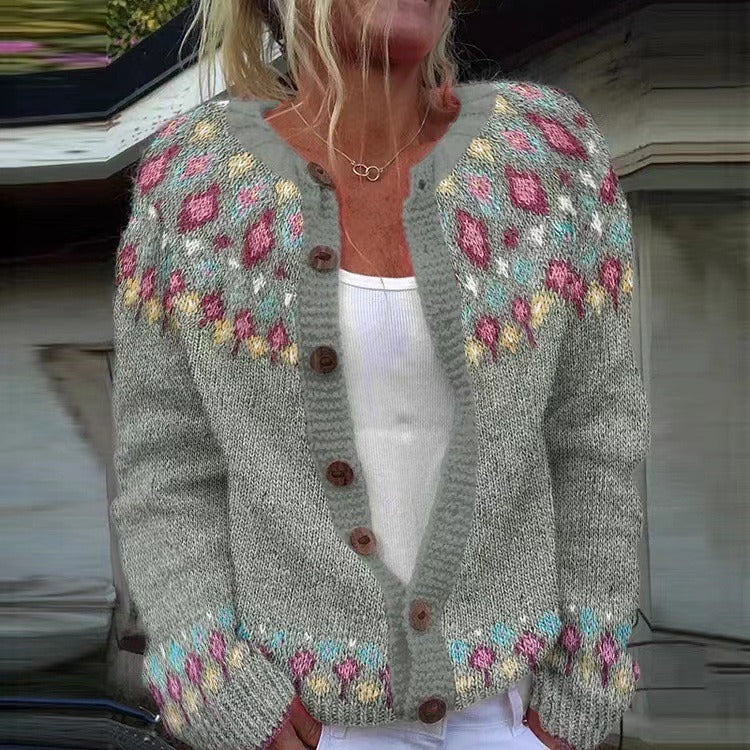 Genevieve | Knitted Button Cardigan