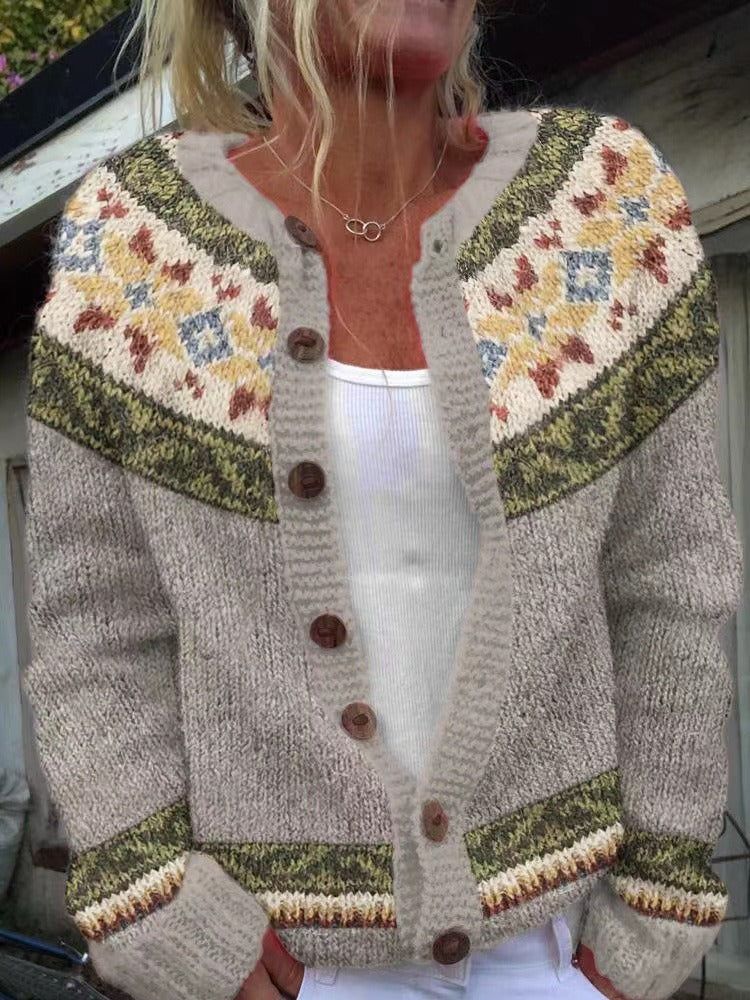 Harper | Knitted Button Cardigan