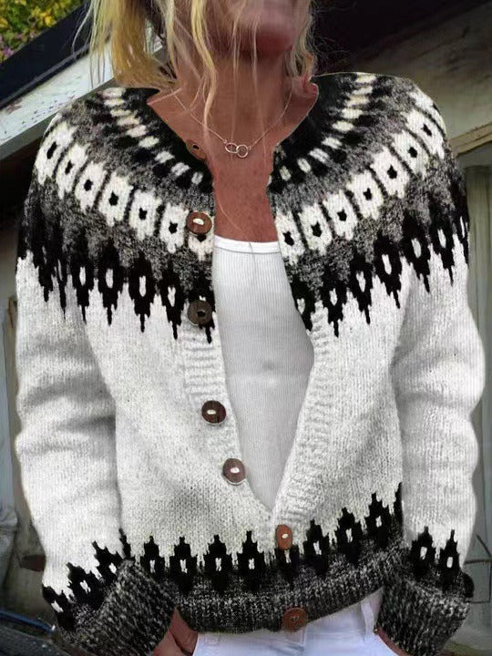 Isabelle | Knitted Button Cardigan