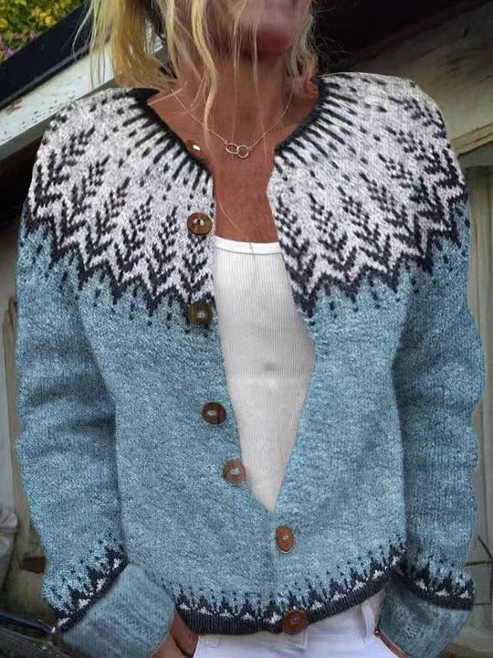 Rosalie | Knitted Button Cardigan