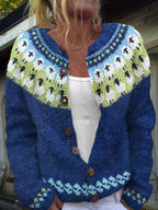 Ophelia | Knitted Button Cardigan
