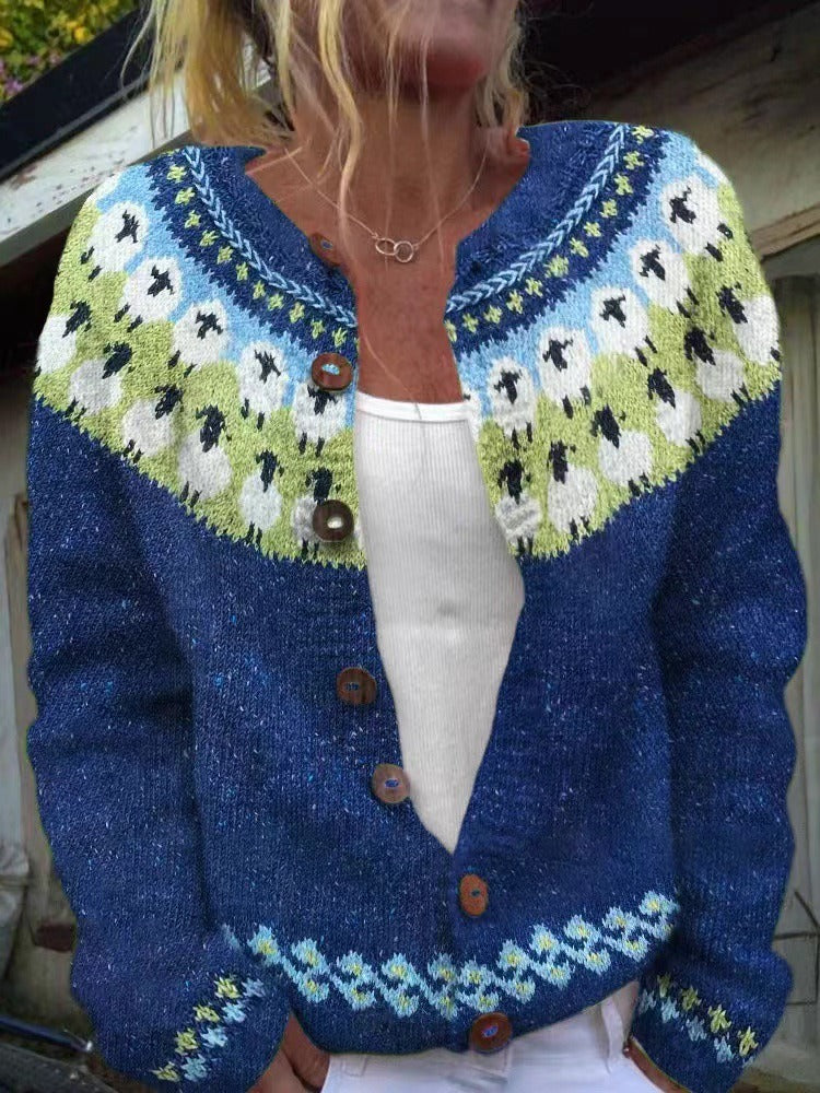 Ophelia | Knitted Button Cardigan