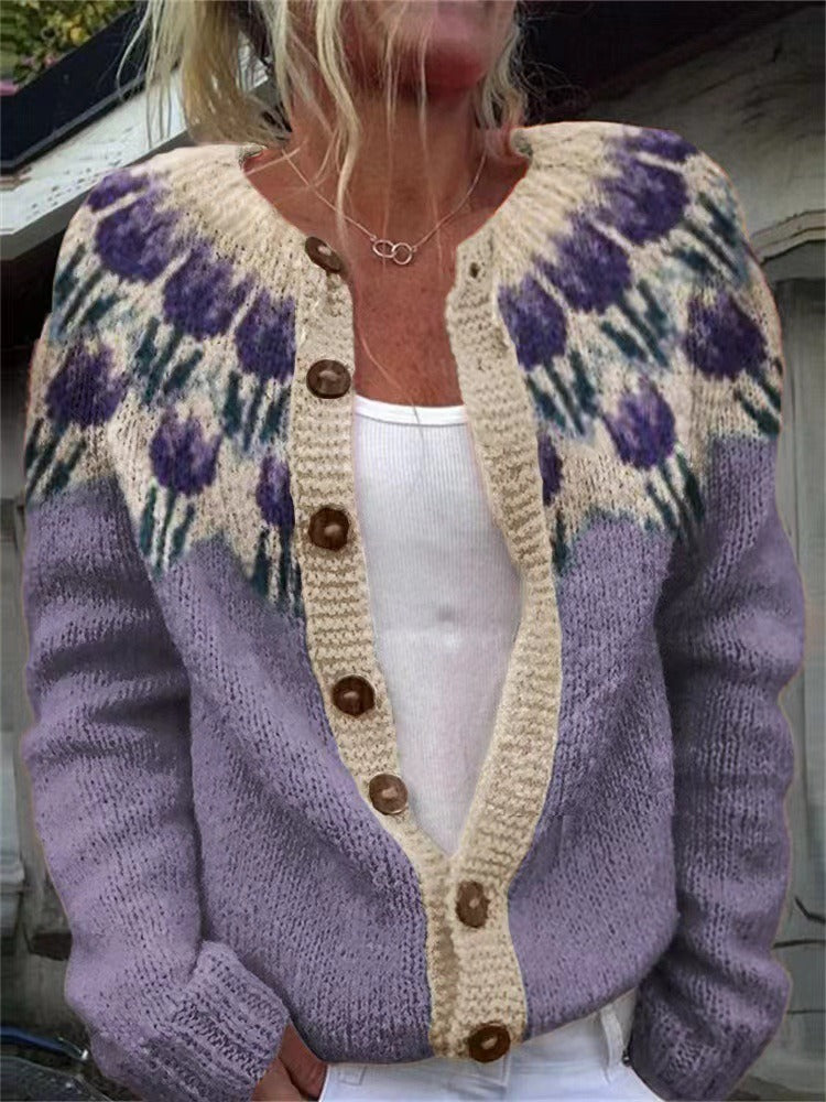 Eleanor | Knitted Button Cardigan