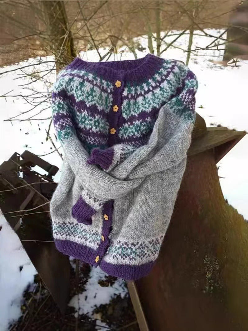 Stella | Knitted Button Cardigan