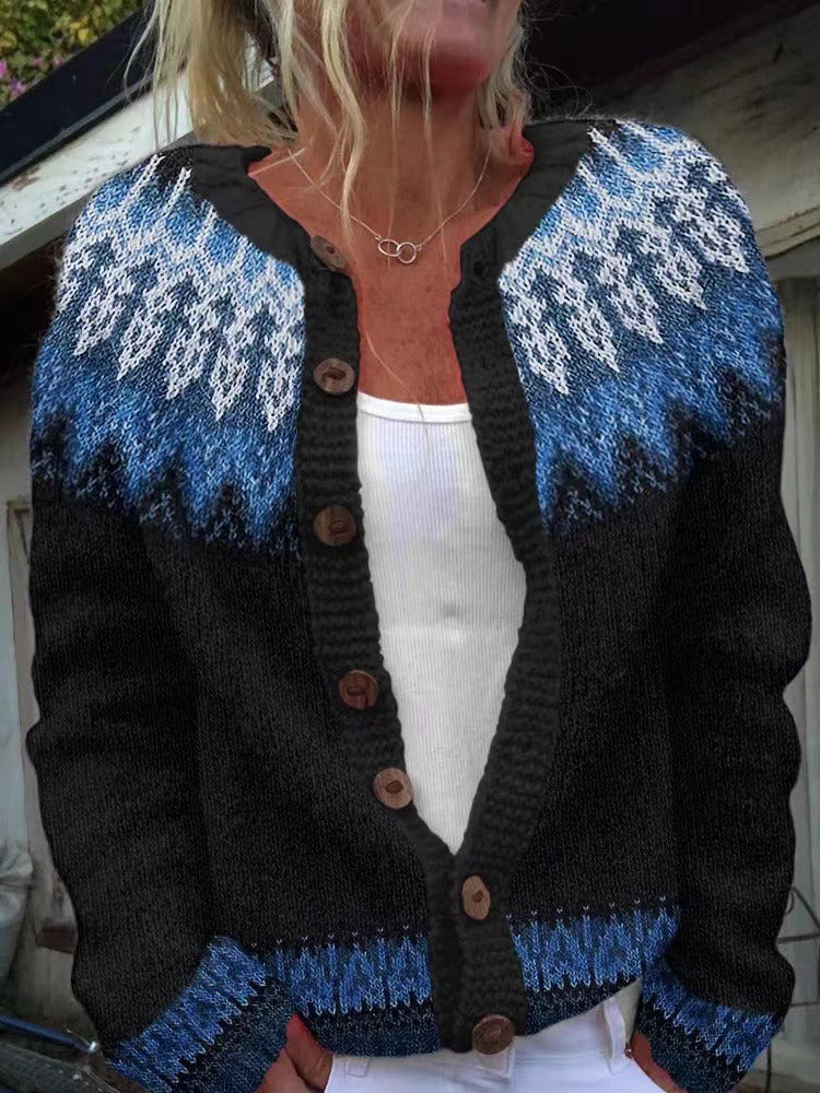 Anastasia | Knitted Button Cardigan
