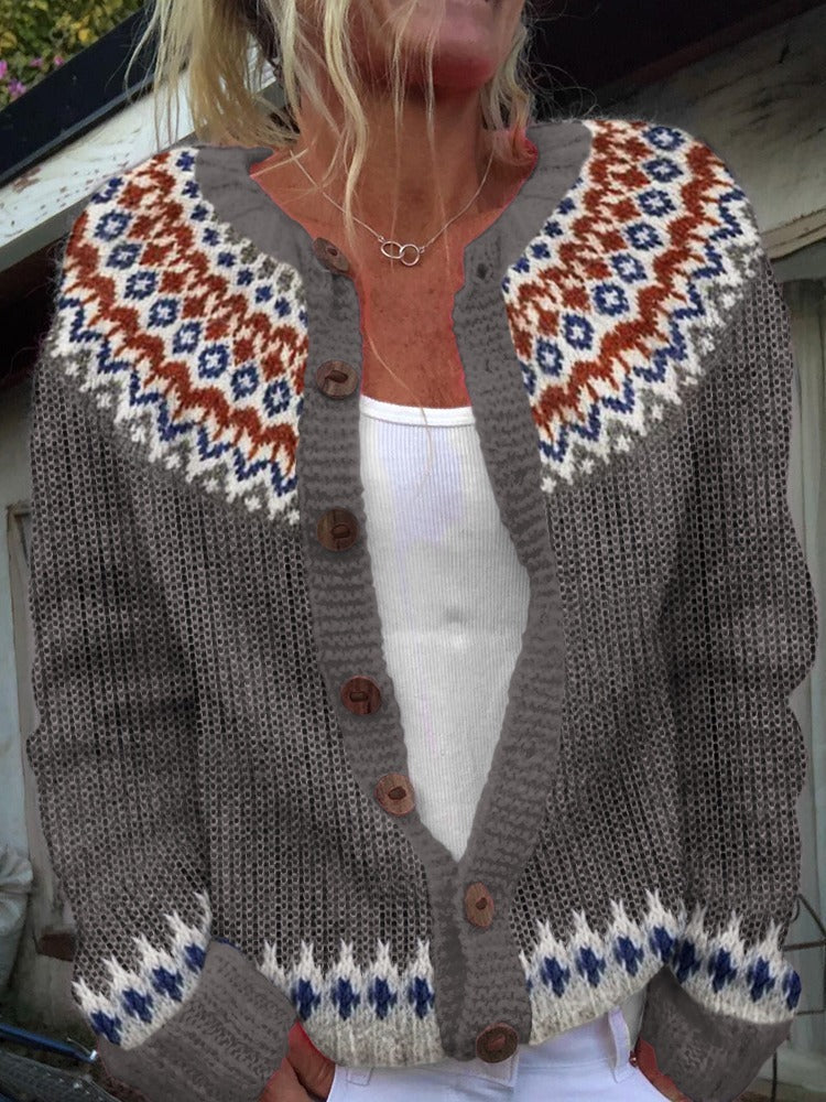 Marielle | Knitted Button Cardigan