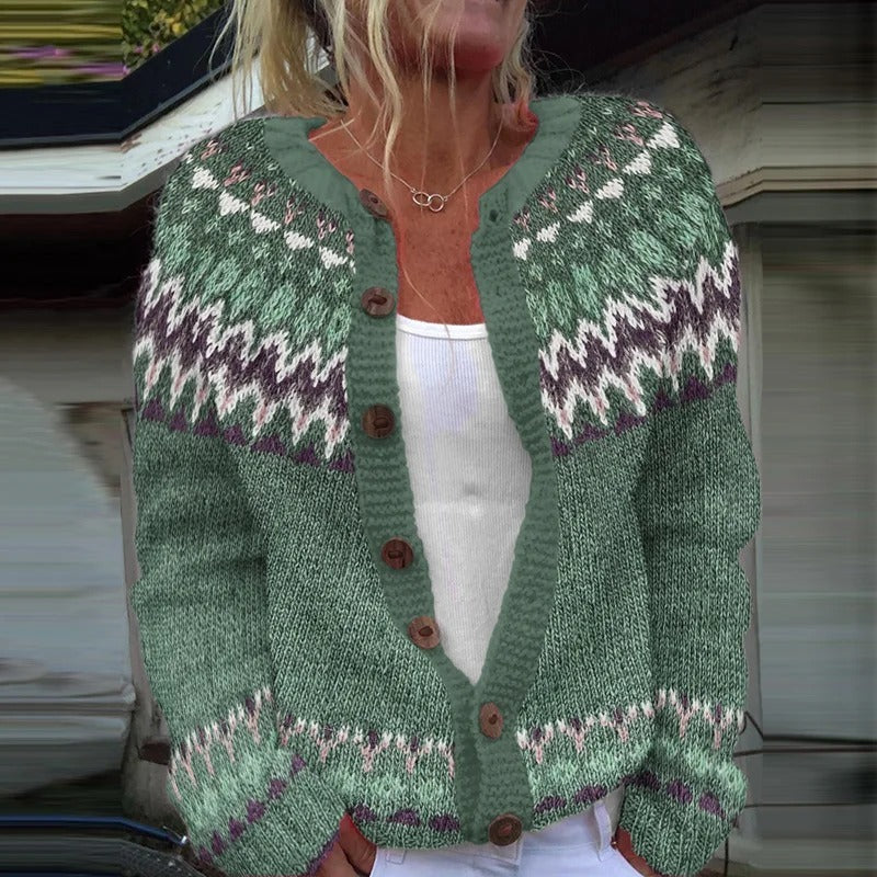 Camille | Knitted Button Cardigan