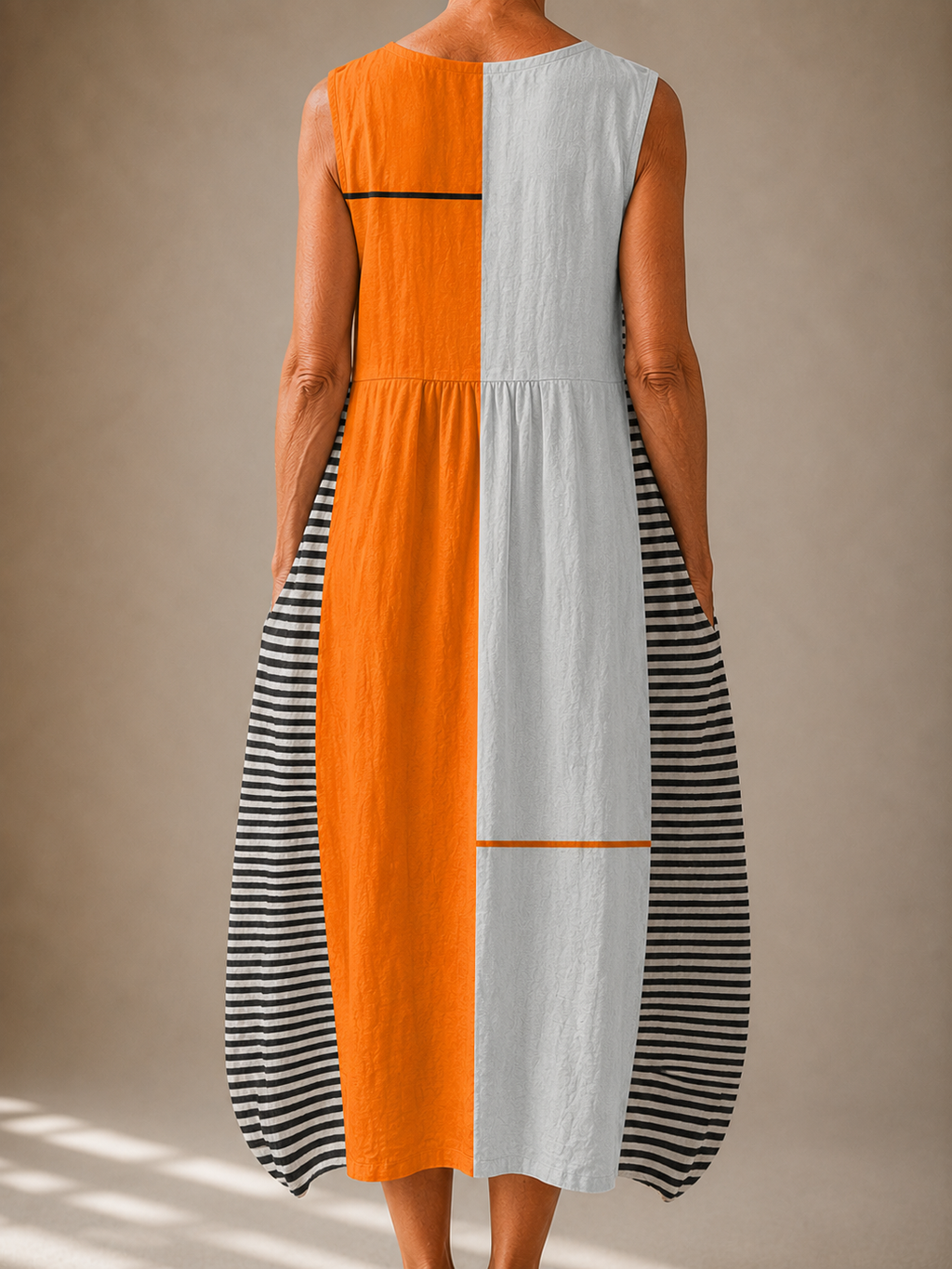Amelia | Sleeveless Linen Dress