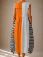 Amelia | Sleeveless Linen Dress
