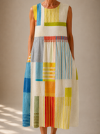 Charlotte | Sleeveless Linen Dress