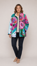 Isabella| Elegant Floral Pattern Jacket