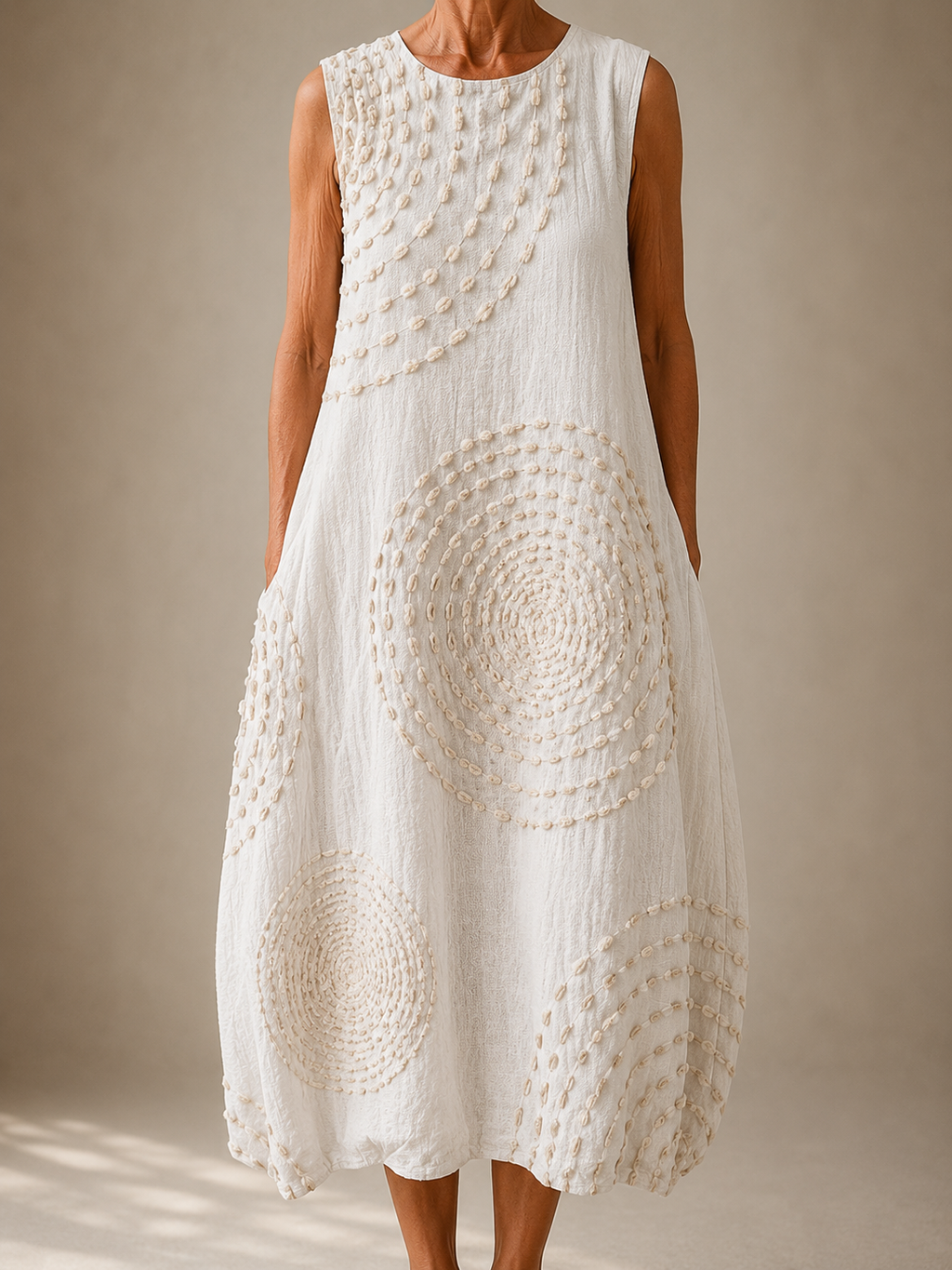 Clara | Sleeveless Linen Dress