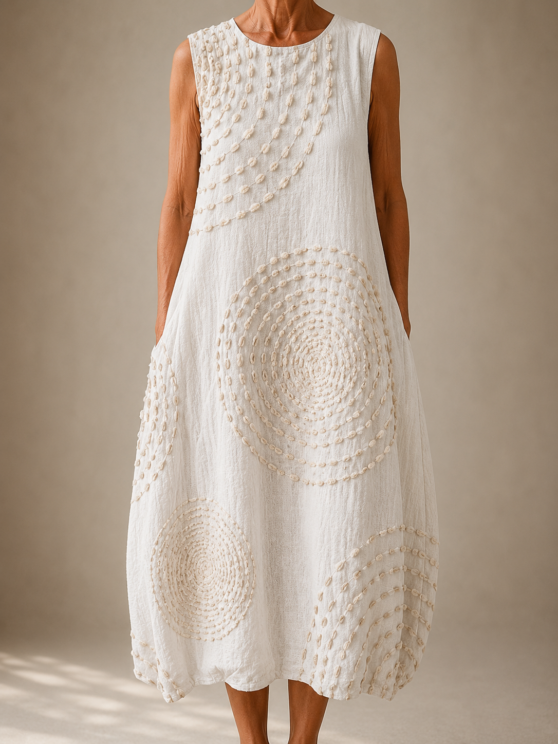 Clara | Sleeveless Linen Dress