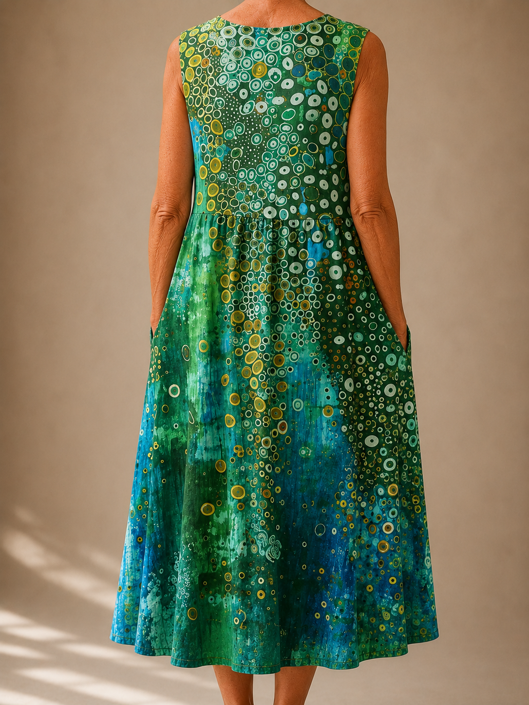 Hazel | Sleeveless Linen Dress
