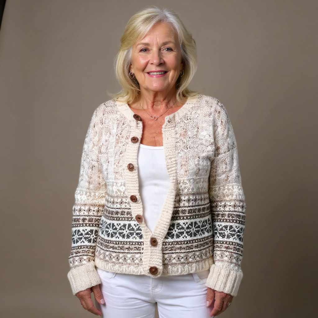Scarlett | Knitted Button Cardigan
