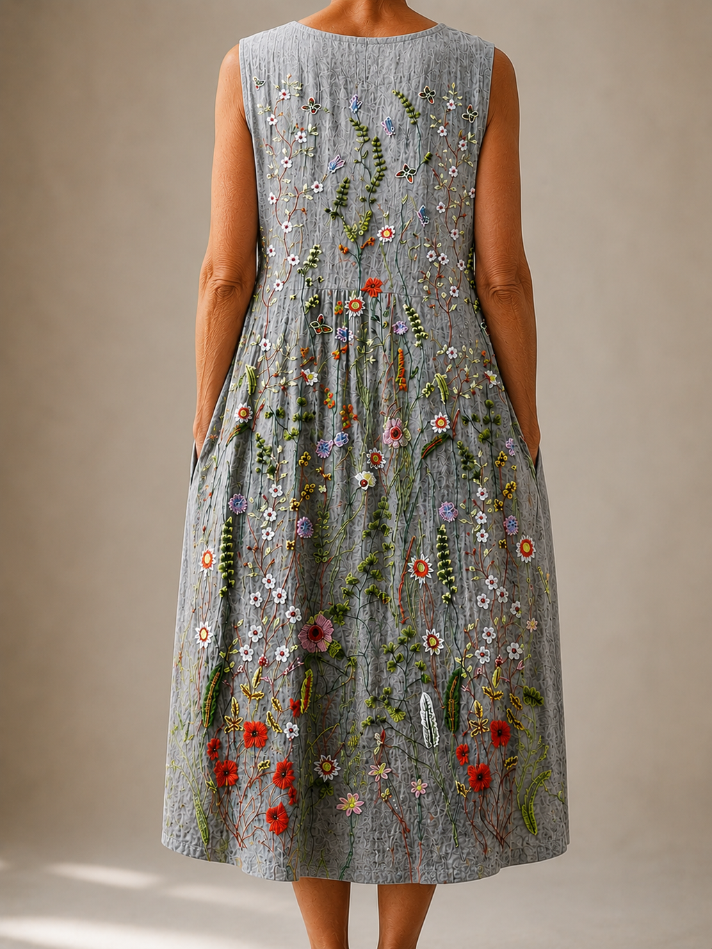 Mabel | Sleeveless Linen Dress
