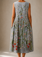 Mabel | Sleeveless Linen Dress
