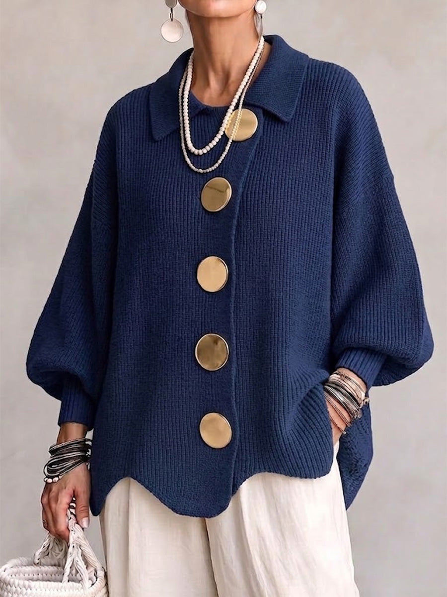 Oversized Button Cardigan