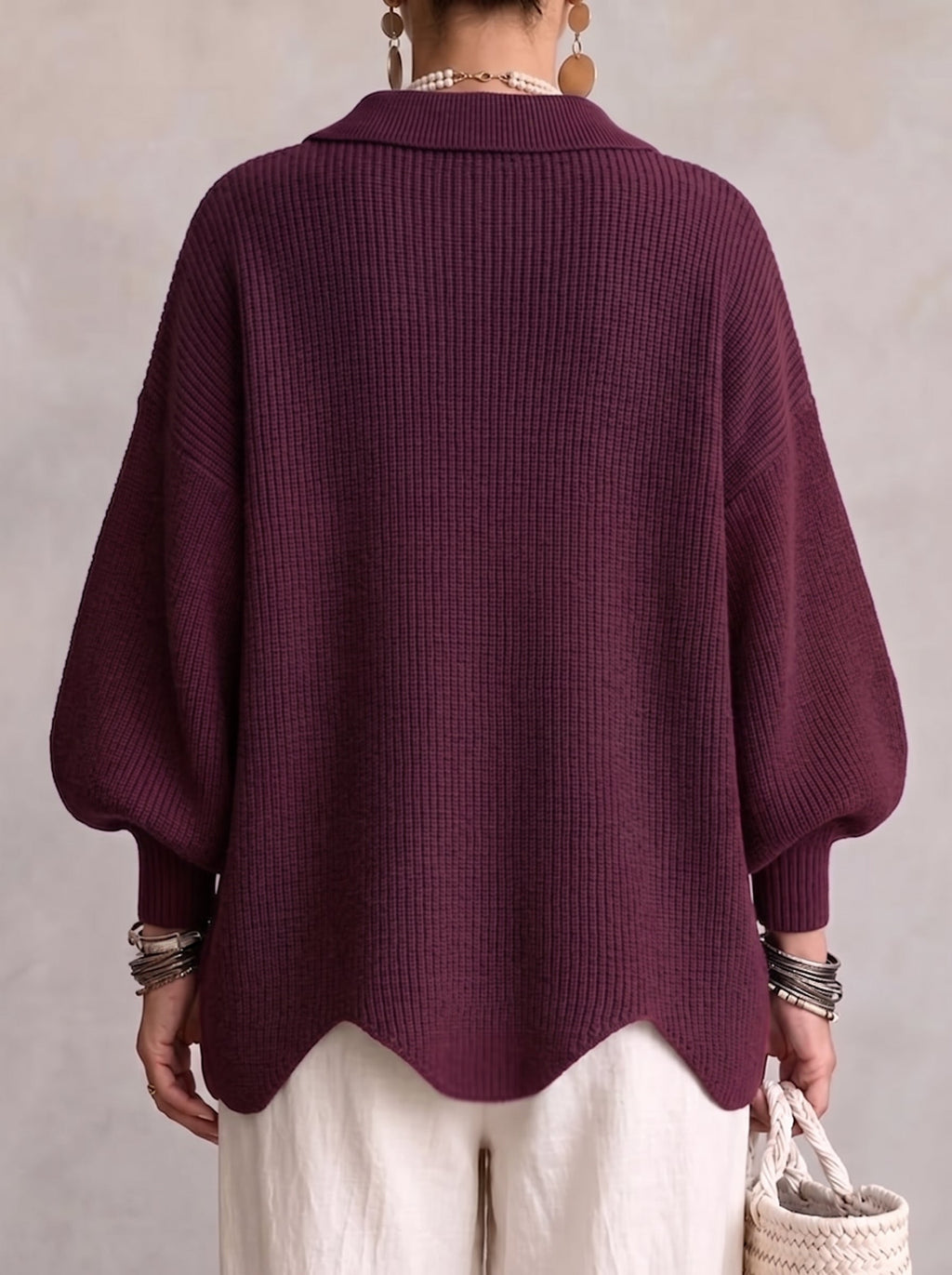 Oversized Button Cardigan