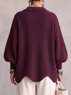 Oversized Button Cardigan
