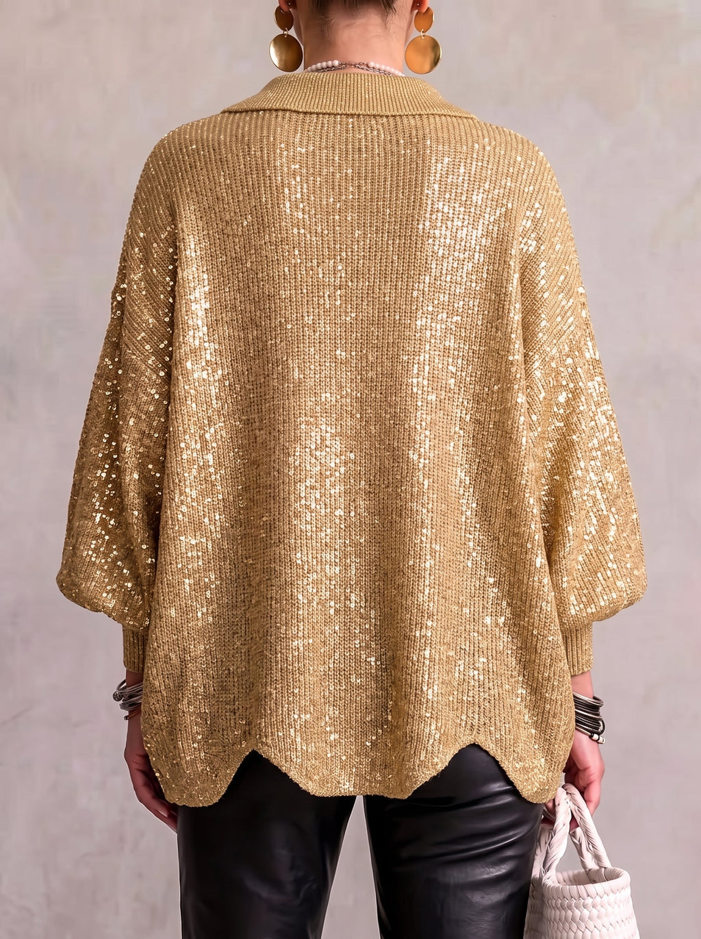 Oversized Button Cardigan