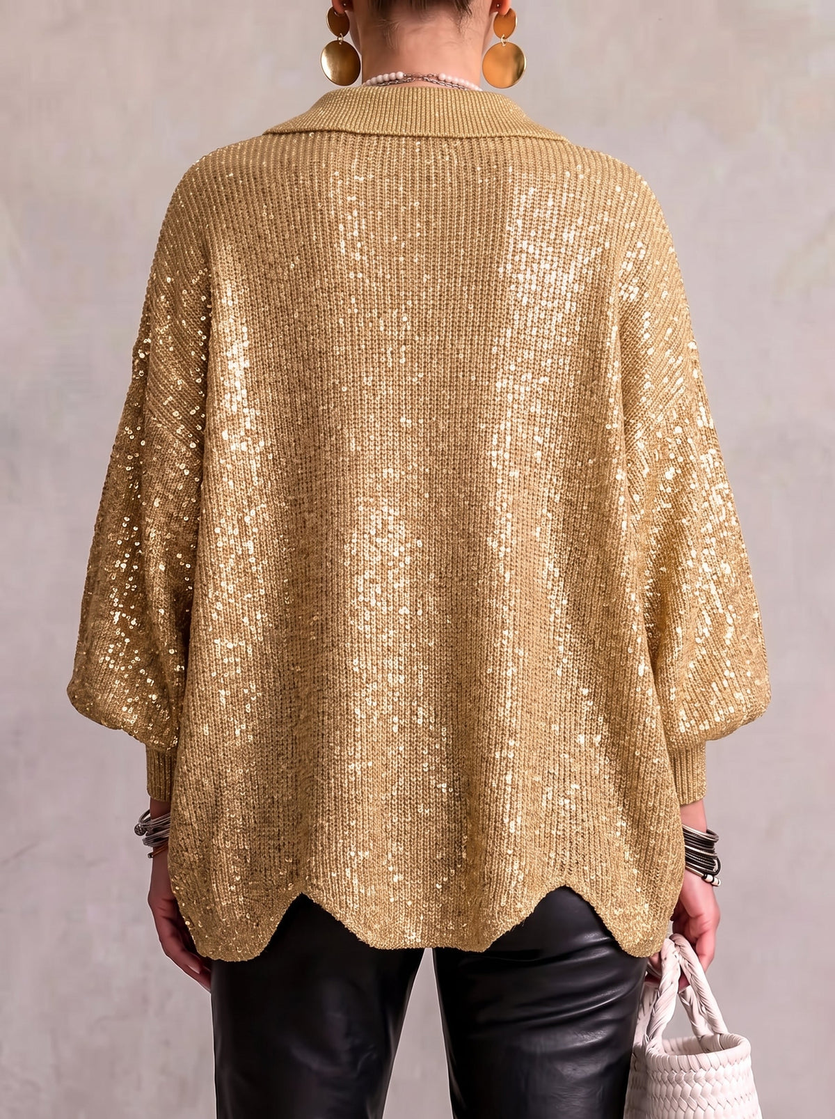 Oversized Button Cardigan