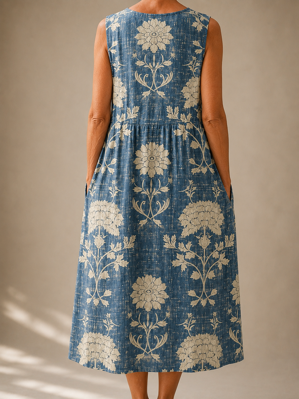 Rosemary | Sleeveless Linen Dress