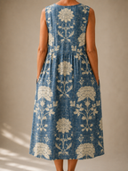Rosemary | Sleeveless Linen Dress