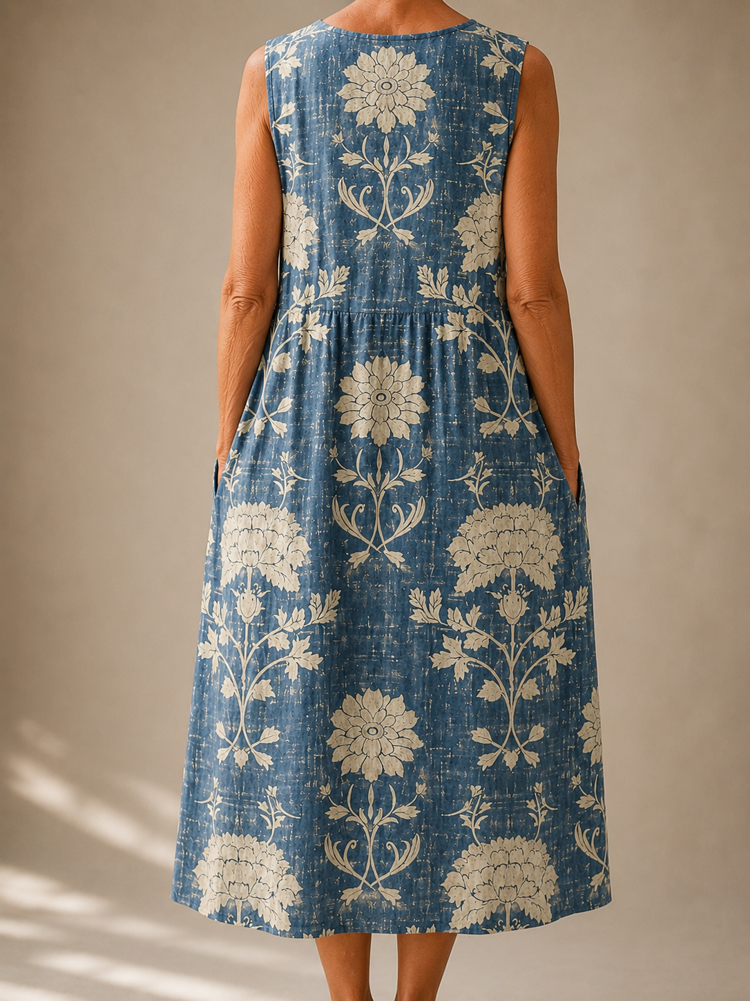 Rosemary | Sleeveless Linen Dress