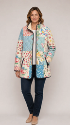 Zarae | Charming Floral Quilted Jacket